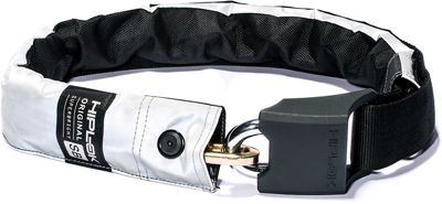 Hiplok ORIGINAL Bicycle Chain Lock - Superbright Reflective - Sold Secure Silver Rated, Superbright Reflective